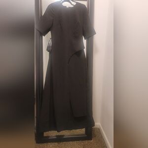 Elegant Black Walk Thru Jumpsuit